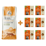 Kito Kuzu Etli Düşük Tahıllı Yetişkin Kuru Kedi Maması 2 kg