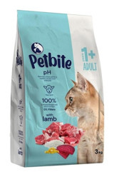 Petbite Kuzu Etli Az Tahıllı Yetişkin Kuru Kedi Maması 3 kg