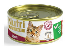 Nutri Feline Sığır Eti Kıyılmış Yetişkin Yaş Kedi Maması 85 gr