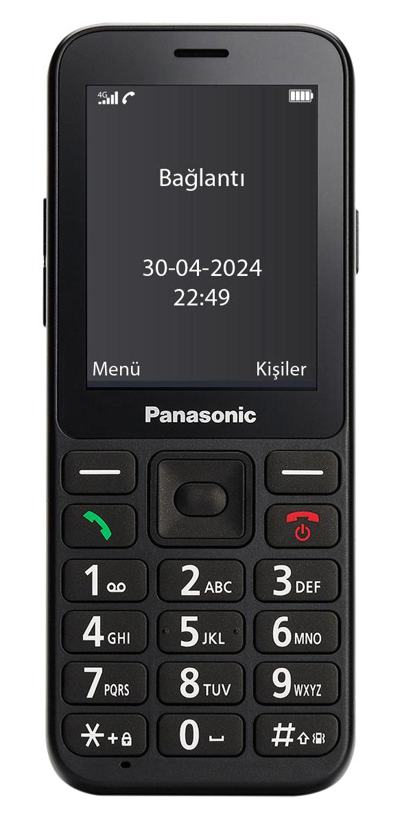 Panasonic KX-TU250EXB 2.4 inç 1.2 Mp Tuşlu Cep Telefonu Siyah