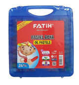 Fatih Mavi Çantalı 24'lü Yağlı Pastel Boya