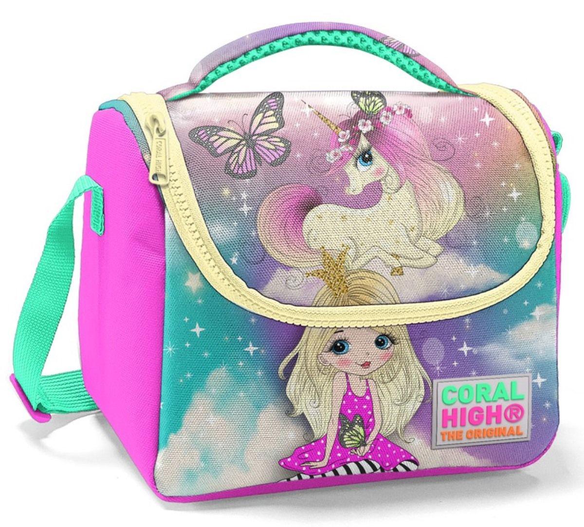 Coral High Unicorn Termoslu Çok Renkli Beslenme Çantası