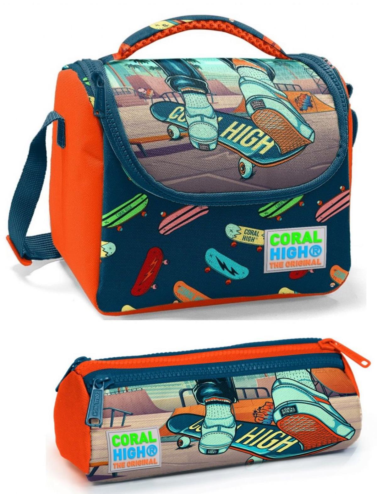 Coral High Kaykay Termoslu Turuncu Beslenme Çantası