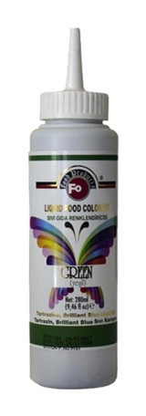 Fo Yeşil Su Bazlı Sıvı Gıda Boyası 280 ml