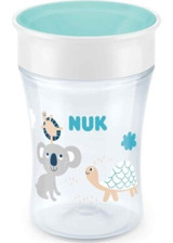 Nuk Magic Cup Akıtmaz Kulpsuz 6 Ay+ 230 ml Alıştırma Bardağı Mavi