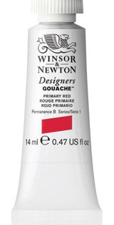 Winsor & NewtonDesigners 524 S.1 Tüp Kırmızı 14 ml Guaj Boya