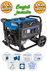 Scheppach SG3200X 3.5 kVa İpli/Marşlı Benzinli Jeneratör