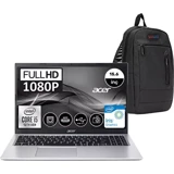 Acer Aspire 3 A315-58 Dahili Intel Iris Xe Graphics Intel Core i5 1135G7 16 GB Ram 512 GB SSD 15.6 inç Full HD Windows 10 Pro Laptop + Çanta