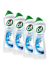 Cif Mikro Kristaller Krem Mutfak ve Banyo Temizleyici 4x750 ml
