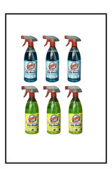 Aspirix Sarı Güç-Mavi Güç Sprey Mutfak ve Banyo Temizleyici 6x750 ml