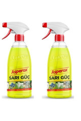 Asperox Sarı Güç Sprey Mutfak ve Banyo Temizleyici 2x1 lt