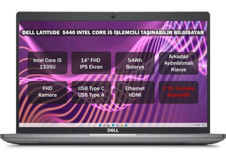 Dell Latitude 5440 Dahili Intel Iris Xe Graphics Eligible Intel Core i5 1335U 16 GB Ram 2 TB SSD 14 inç Full HD FreeDos Laptop
