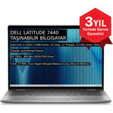Dell Latitude 7440 Dahili Intel Iris Xe Graphics Eligible Intel Core i7 1355U 32 GB Ram 512 GB SSD 14 inç Full HD Ubuntu Laptop