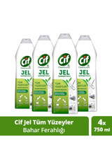 Cif Cleanboost Jel Mutfak ve Banyo Temizleyici 4x750 ml