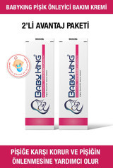 Babyking Parfümsüz Parabensiz Pişik Kremi 2x37 gr