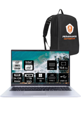 Asus Vivobook 15 X1502ZA EJ031W Dahili Intel Iris Xe Graphics Eligible Intel Core i5 1235U 24 GB Ram 1 TB SSD 15.6 inç Full HD Windows 11 Pro Laptop + PER4 Çanta