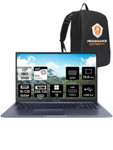 Asus Vivobook 15 X1502ZA-EJ1069 Dahili Intel Iris Xe Graphics Eligible Intel Core i5 1235U 16 GB Ram 256 GB SSD 15.6 inç Full HD Windows 11 Pro Laptop + PER4 Çanta