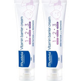 Mustela Vitamin Barrier 1.2.3 Vitaminli Parfümsüz Parabensiz Pişik Kremi 2x100 ml