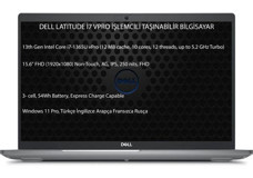 Dell Latitude 5540 Dahili Intel Iris Xe Graphics eligible Intel Core i7 1365U 32 GB Ram 512 GB SSD 15.6 inç Full HD Windows 11 Pro Laptop