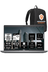Dell Latitude 3540 N006L354015 Dahili Intel Iris Xe Graphics Eligible Intel Core i5 1335U 48 GB Ram 2 TB SSD 15.6 inç Full HD Windows 11 Home Laptop + PER4 Çanta