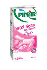 Pınar Light Süt 1 lt
