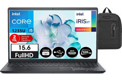 Dell INS35202405200916 Dahili Intel Iris Xe Graphics Eligible Intel Core i5 1235U 64 GB Ram 2 TB SSD 15.6 inç Full HD FreeDos Laptop + WeblegelsinÇanta
