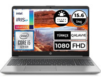 HP 250 G9 6Q8M5ESEA01 Dahili Intel Iris Xe Graphics Eligible Intel Core i5 1235U 16 GB Ram 512 GB SSD 15.6 inç Full HD FreeDos Laptop