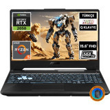 Asus TUF Gaming A15FA506NF-HN050A8-CNT009 Harici GeForce RTX 2050 AMD Ryzen 5 7535HS 16 GB Ram 2 TB SSD 15.6 inç Full HD FreeDos Oyuncu Laptop