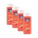 Le Petit Marseillais Beyaz Şeftalili Nektarin Aromalı Nemlendirici Duş Jeli 4x400 ml
