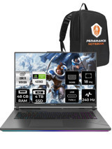 Asus ROG Strix G18 N6100 Harici GeForce RTX 4090 Intel Core i9 14900HX 48 GB Ram 4 TB SSD 18 inç Full HD FreeDos Oyuncu Laptop + PER4 Çanta