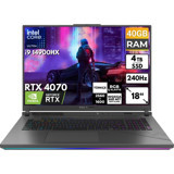 Asus ROG Strix G18 G814JIR-N6002 BT23 Harici GeForce RTX 4070 Intel Core i9 14900HX 40 GB Ram 4 TB SSD 18 inç Full HD FreeDos Oyuncu Laptop