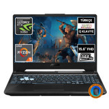 Asus TUF Gaming A15FA506NC-HN050A6-CNT007 Harici GeForce RTX 3050 AMD Ryzen 5 7535HS 32 GB Ram 512 GB SSD 15.6 inç Full HD FreeDos Oyuncu Laptop