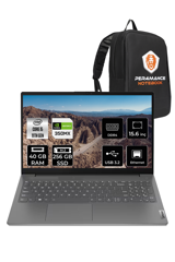 Lenovo V15 Gen 2 82KB00GQTX Harici GeForce MX350 Intel Core i5 1135G7 40 GB Ram 256 GB SSD 15.6 inç Full HD FreeDos Laptop + Çanta
