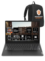 Lenovo V15 Gen 3 82TV004MTX Dahili AMD Radeon RX Vega 8 AMD Ryzen 7 5825U 24 GB Ram 512 GB SSD 15.6 inç Full HD Windows 11 Pro Laptop + PER4 Çanta