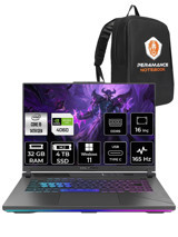 Asus ROG Strix G16 N3117 Harici GeForce RTX 4060 Intel Core i9 14900HX 32 GB Ram 4 TB SSD 16 inç Full HD Windows 11 Pro Oyuncu Laptop + PER4 Çanta