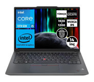 Lenovo Thinkpad E14 Gen 5 21JK0004TX 017 Dahili Intel Iris Xe Graphics Eligible Intel Core i5 1335U 8 GB Ram 256 GB SSD 14 inç Full HD Windows 11 Pro Laptop