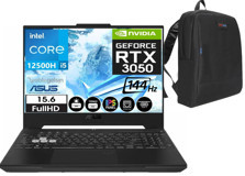 Asus TUF Gaming F15 FX507ZC4-HN21013 Harici GeForce RTX 3050 Intel Core i5 12500H 34 GB Ram 512 GB SSD 15.6 inç Full HD Windows 11 Home Oyuncu Laptop + Zetta Çanta