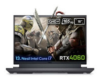 Dell Gaming G16 7630 G167630005U Harici GeForce RTX 4060 Intel Core i7 13650HX 16 GB Ram 512 GB SSD 16 inç Full HD Ubuntu Oyuncu Laptop