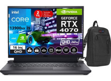 Dell G16 7630 G76302401024U07 Harici GeForce RTX 4070 Intel Core i9 13900HX 96 GB DDR5 Ram 512 GB SSD 16 inç QHD FreeDos Oyuncu Laptop + WeblegelsinÇanta