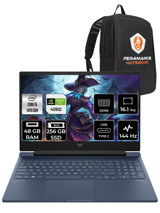 HP Victus 16 9J251EA Harici GeForce RTX 4060 Intel Core i5 14500HX 48 GB Ram 256 GB SSD 16.1 inç Full HD FreeDos Oyuncu Laptop + PER4 Çanta