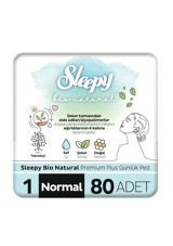 Sleepy Bio Natural Organik 80'li Normal Günlük Ped