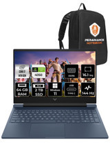 HP Victus 16 9J253EA Harici GeForce RTX 4050 Intel Core i7 14700HX 64 GB Ram 2 TB SSD 16.1 inç Full HD Windows 11 Home Oyuncu Laptop + PER4 Çanta