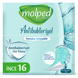 Molped Antibakteriyel Organik 16'lı Normal Günlük Ped