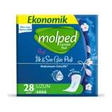 Molped İlk Son Gün Organik 28'li Uzun Günlük Ped