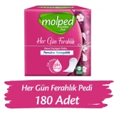 Molped Her Gün Ferahlık Organik 180'li Normal Günlük Ped