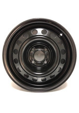 Alcar 6530 Black 14 inç Kolsuz Çelik Jant
