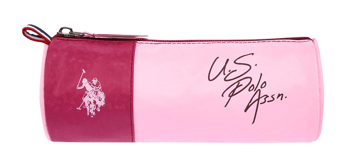 U.S. Polo Assn. PLKLK24234 Pembe Düz Bez Tek Gözlü Silindir Cüzdan Kalemlik