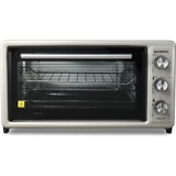 Kumtel LX-3525 40 lt Izgaralı Rustik Fanlı Mini Fırın Gri