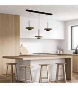 Vetro Design 5'li Çok Renkli Kristal Taşlı Rustik Cam Salon-Oturma Odası Avize