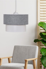 Elektroyou Arven Tekli Beyaz Sarkıt Modern Alüminyum Salon-Oturma Odası Avize
